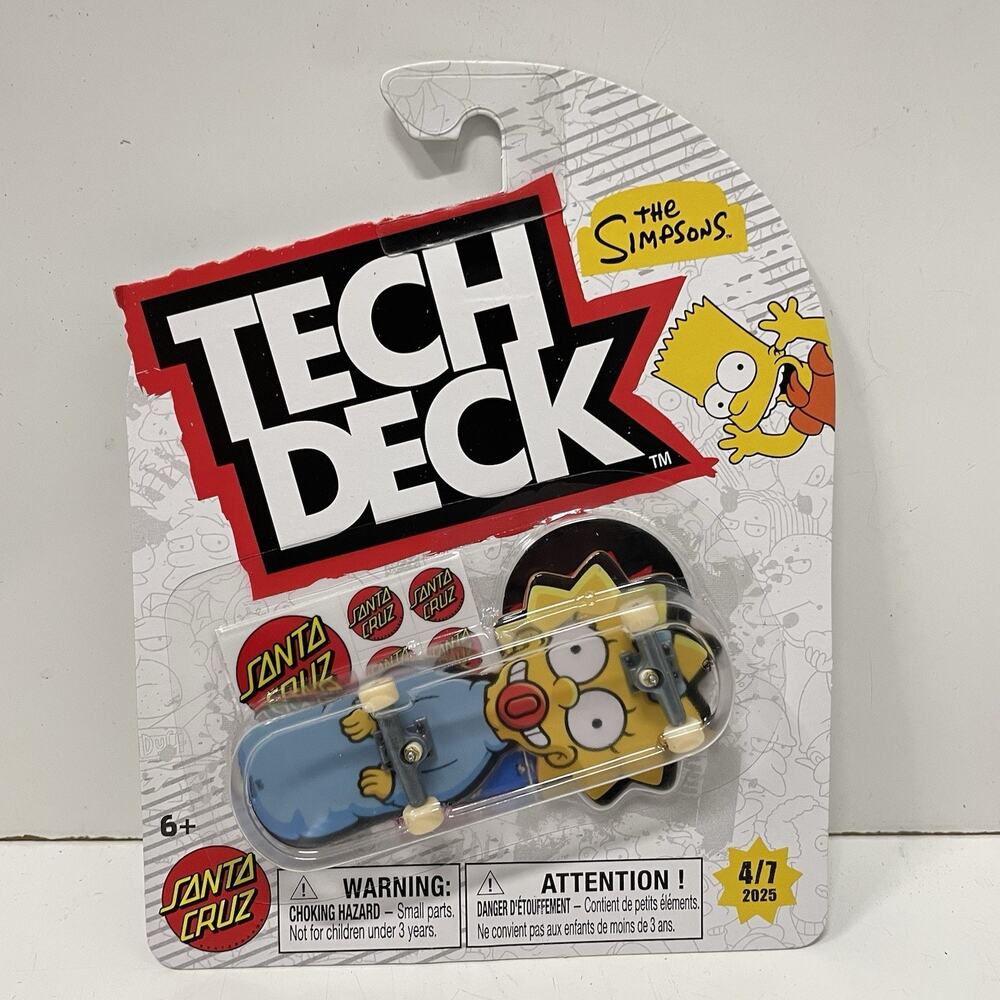 NEW Tech Deck 2025 Santa Cruz The Simpsons Baby Maggie RARE Skateboard